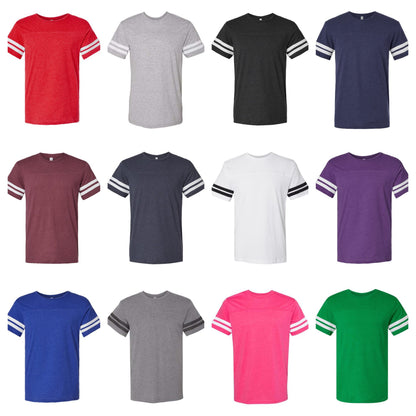 Custom Sports Glitter Side Stitch Tee