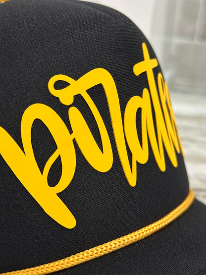 Pirates Checkered Trucker Hat