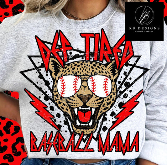 DEF Tired Baseball Mama