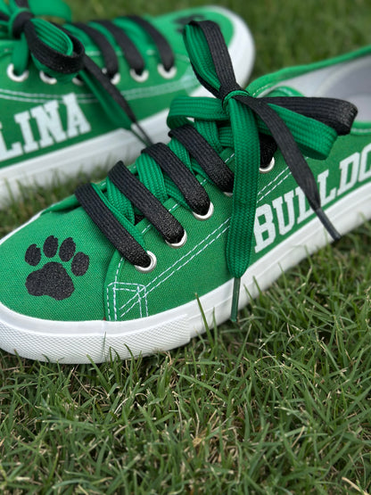 Bulldogs Glitter Spirit Shoes