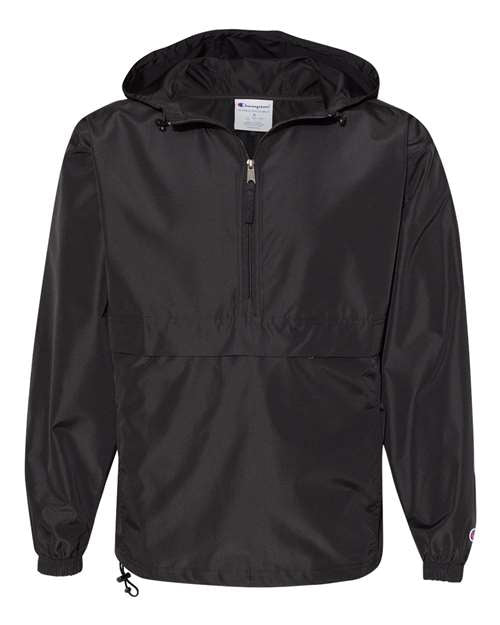 Spirit Hooded Quarter Zip Rain/Wind Jacket
