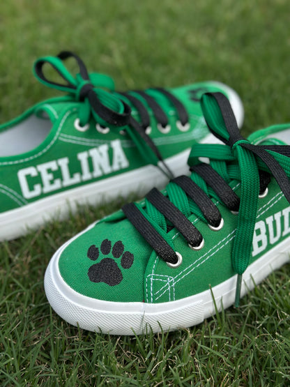 Bulldogs Glitter Spirit Shoes