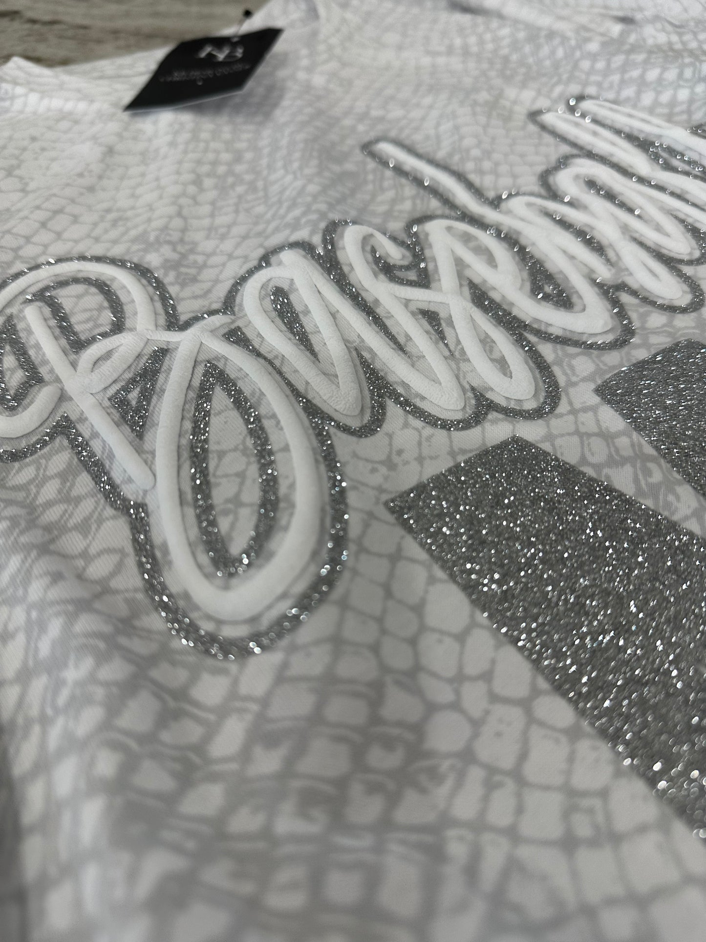 Sports Reptile glitter & puff Tee