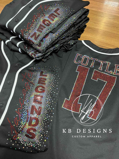 Barrel Factory Vertical Burst Team Jersey W/Back Name & Number