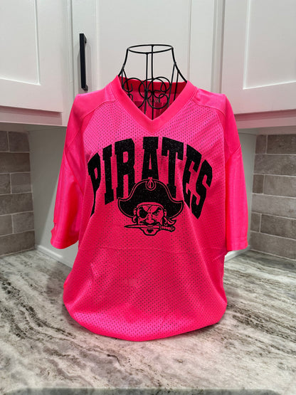 Pirates Pinkout Glitter Mascot Jersey