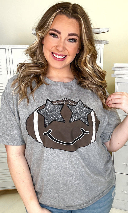 Sports Ball Star Eyes Tee