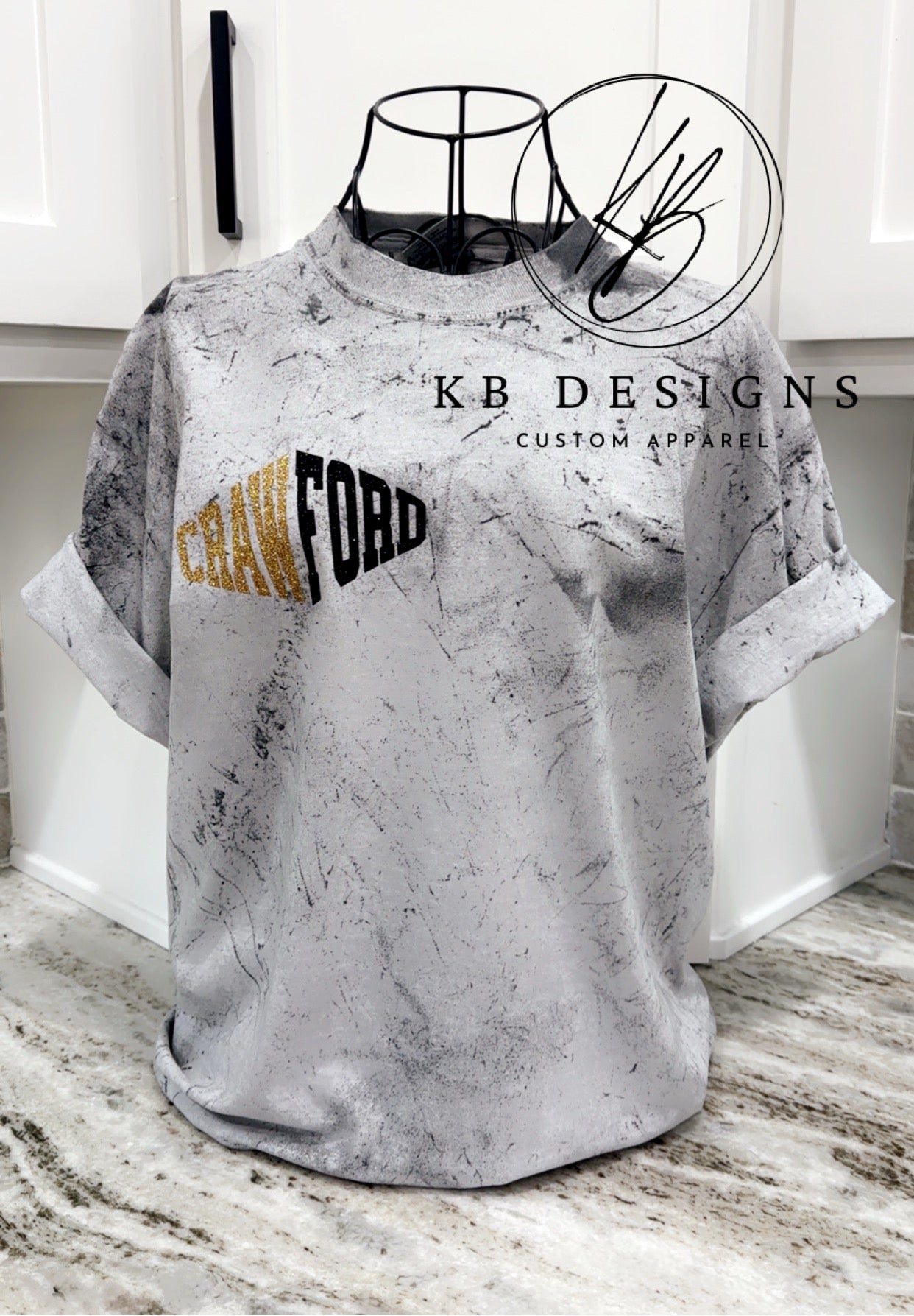 Pirates Zig Zag  Glitter Spirit tee