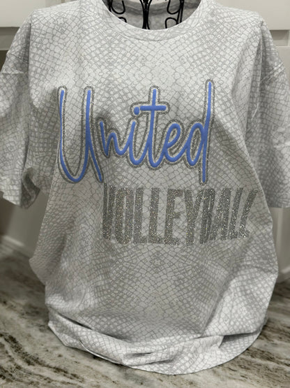 Sports Reptile glitter & puff Tee
