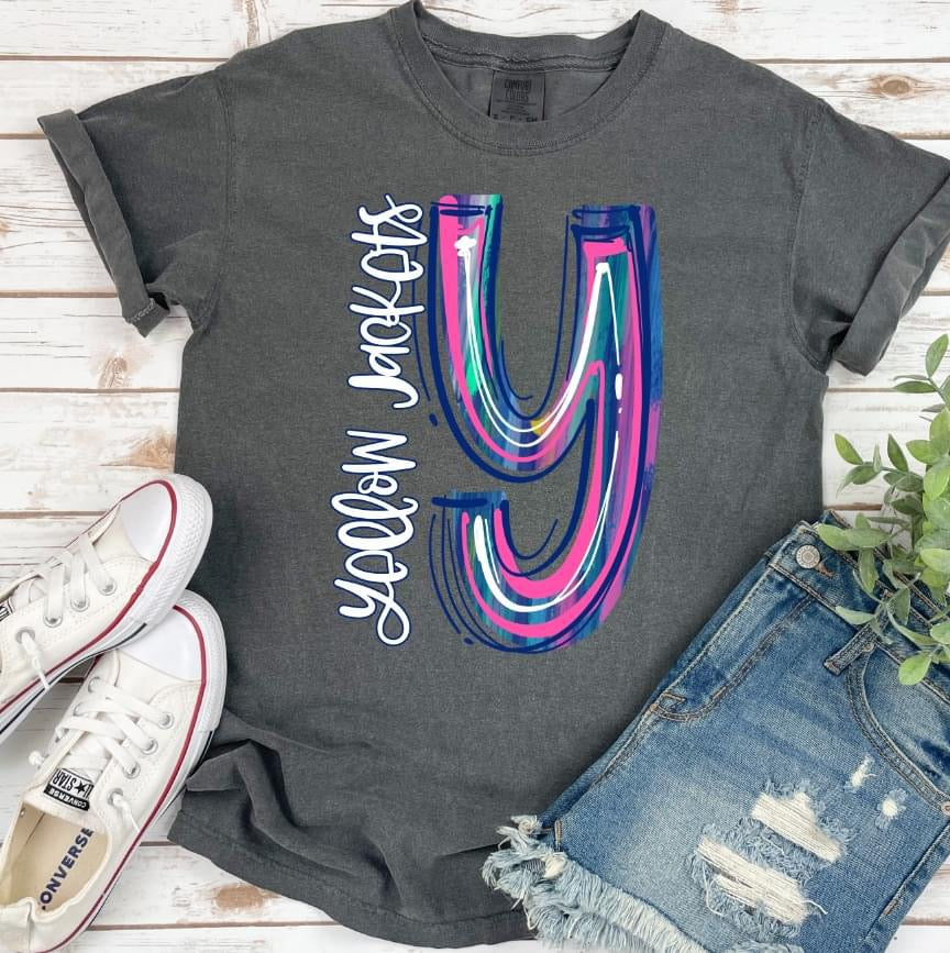 Custom Paint Stroke Spirit tee