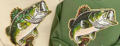 Sequin Bass or Duck Sweatshirt