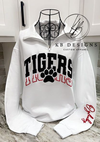 Tigers Stacked all Mascots Apparel