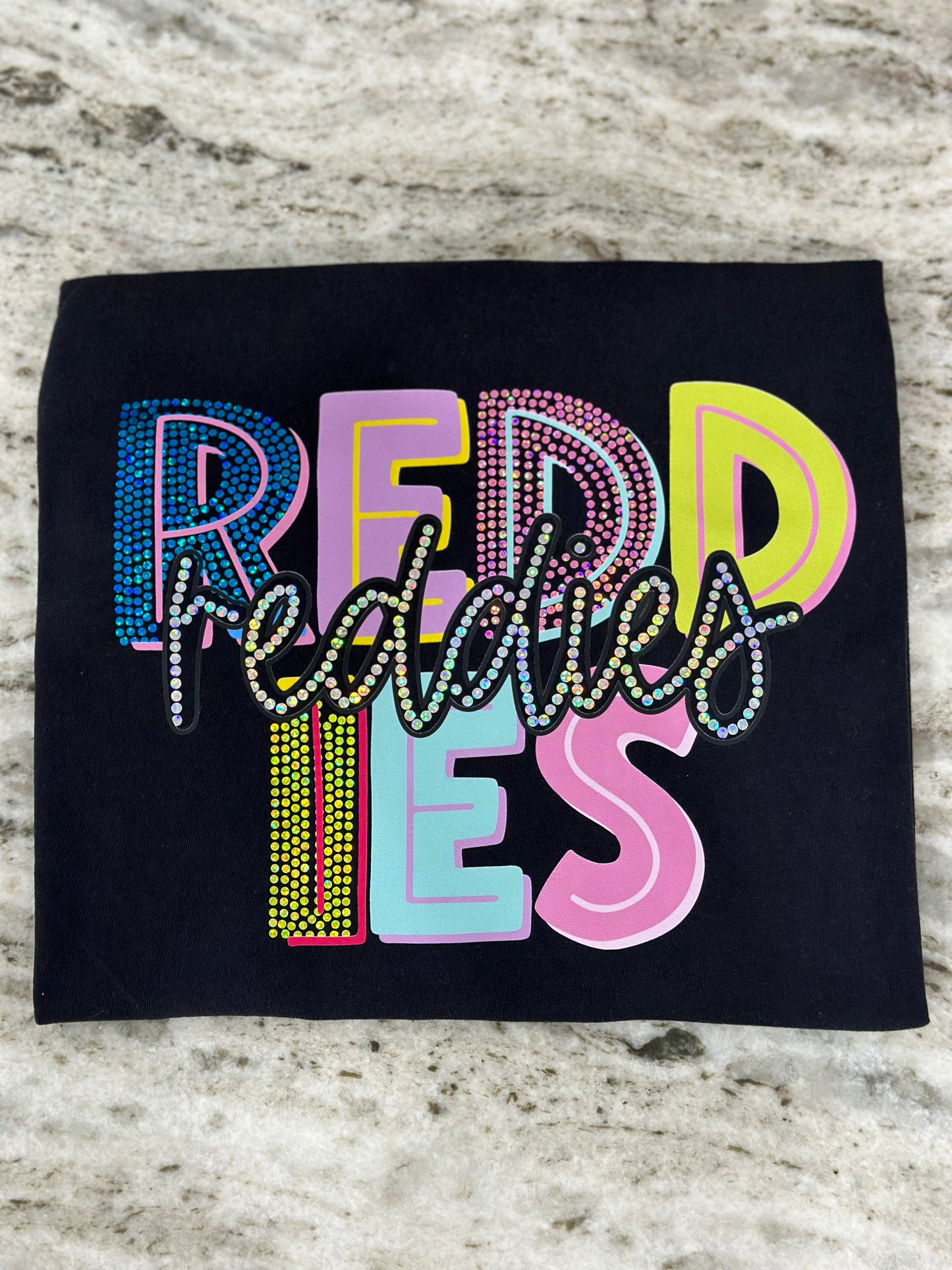 Double Stacked Mascot DTF & Spangle Tee
