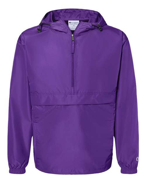 Spirit Hooded Quarter Zip Rain/Wind Jacket