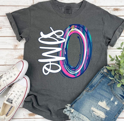 Custom Paint Stroke Spirit tee
