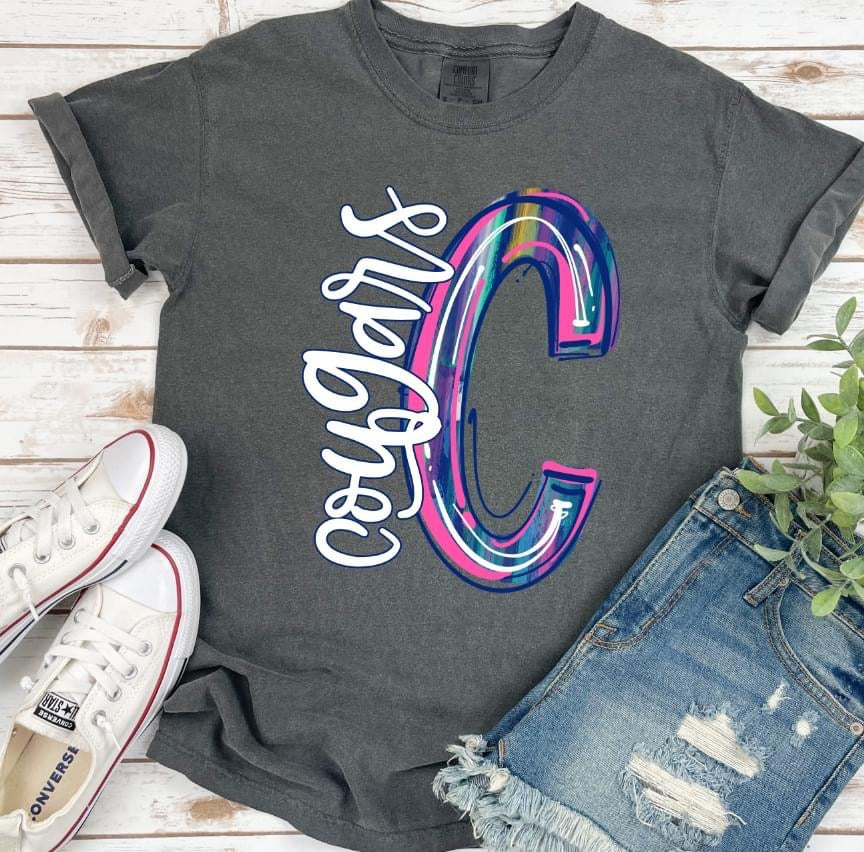 Custom Paint Stroke Spirit tee