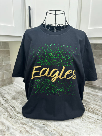 Custom Splattered Spangle Mascot Tee
