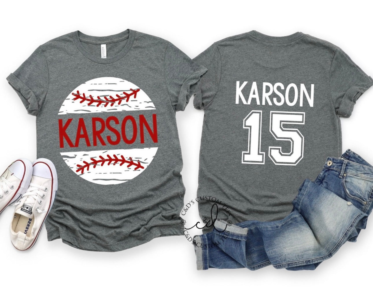 Personalized Baseball/Softball Tee