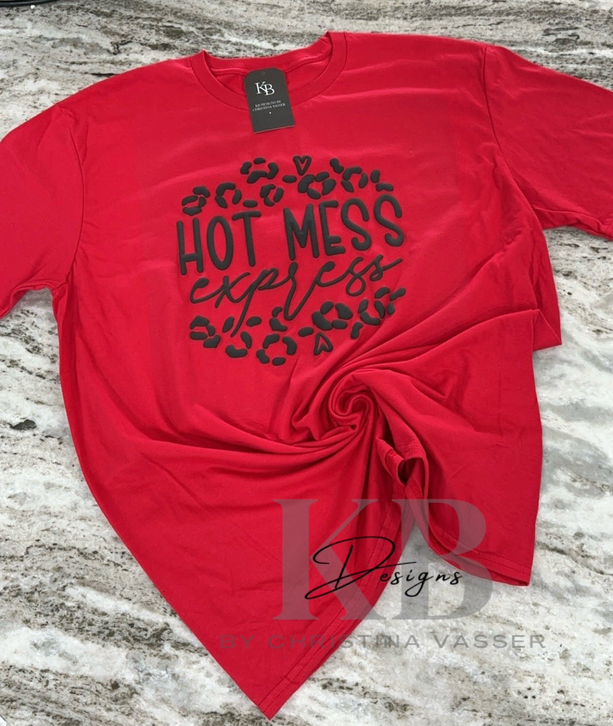 Hot Mess Express Puff graphic Tee