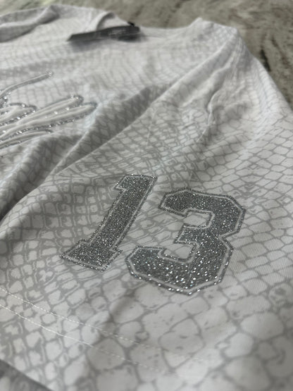 Sports Reptile glitter & puff Tee