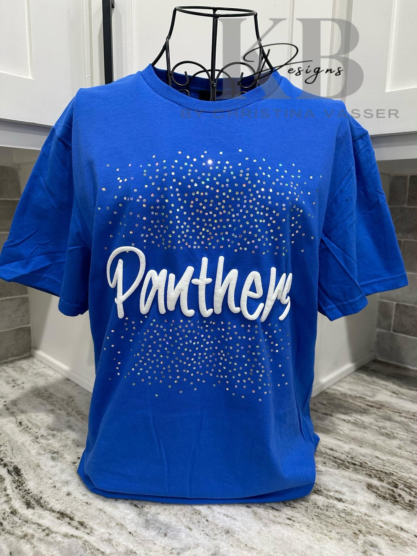 Custom Splattered Spangle Mascot Tee