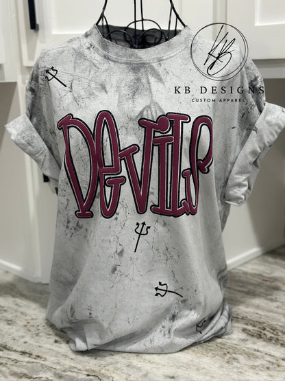 Pirates Doodle Glitter & Puff Tee