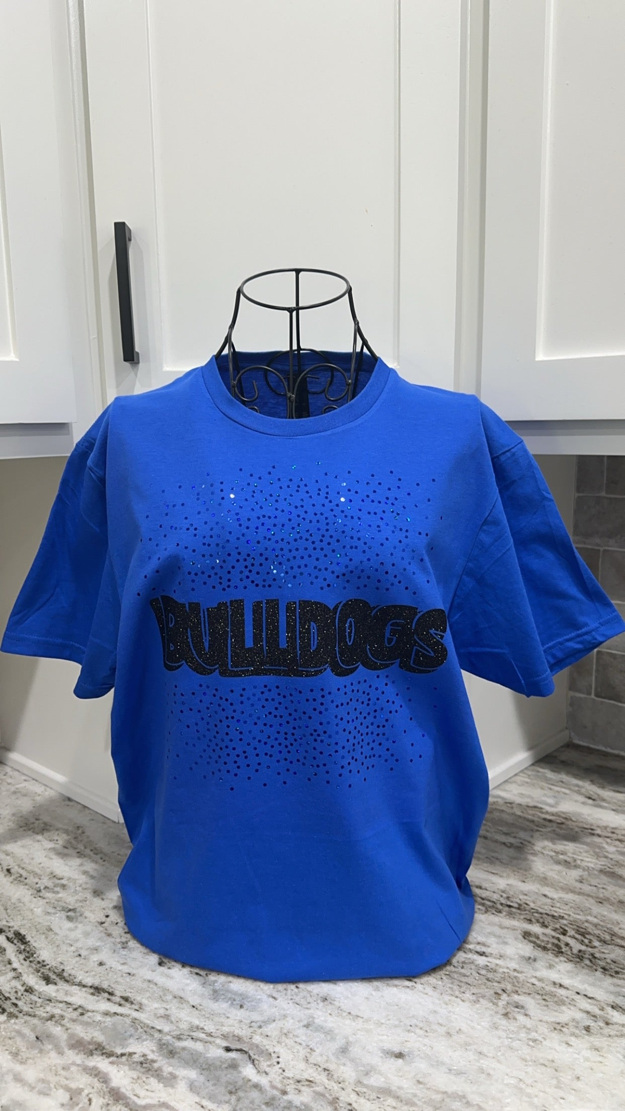 Custom Splattered Spangle Mascot Tee