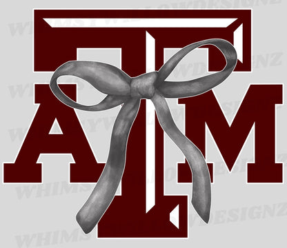 ATM with Glitter Ribbon Bow
