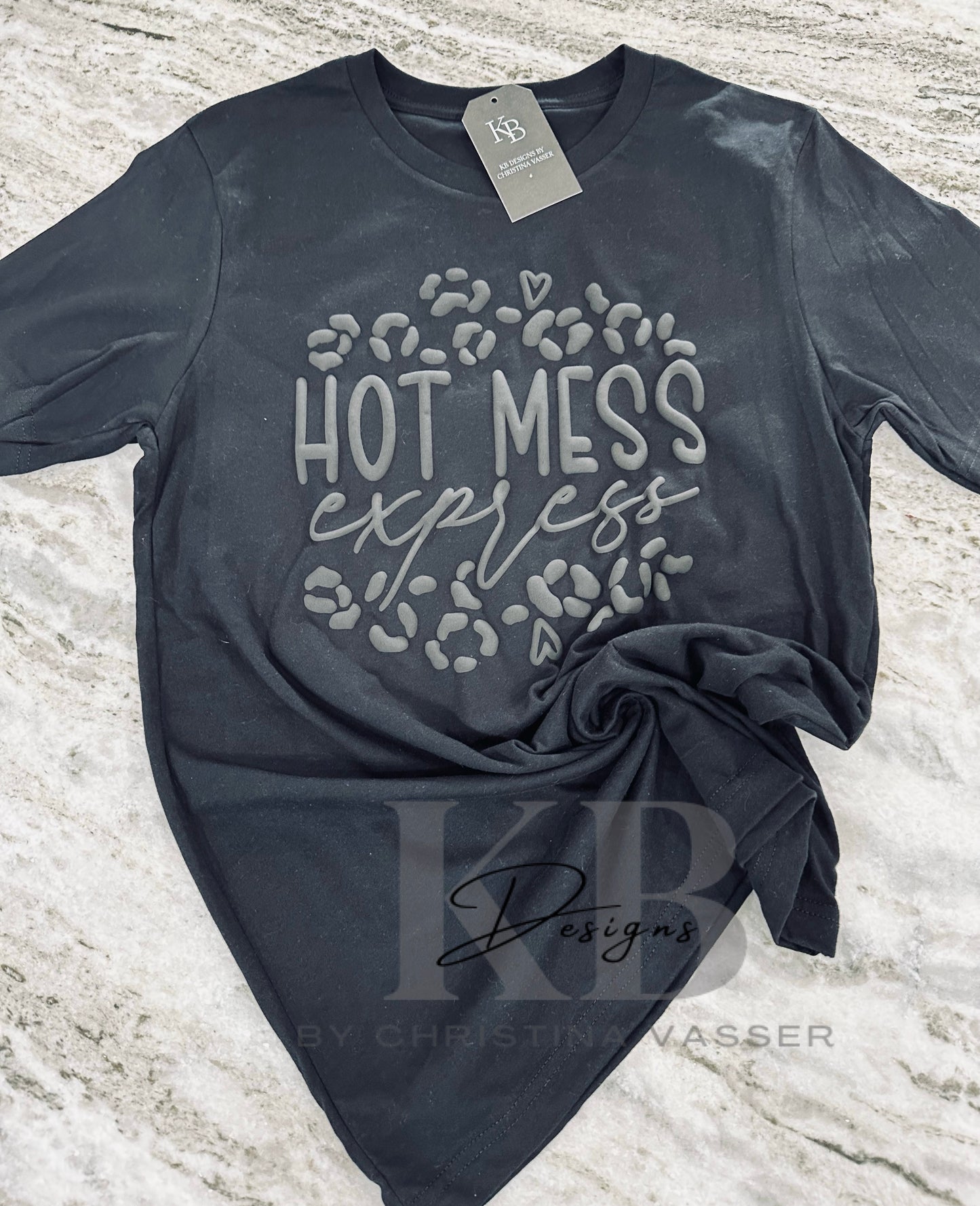 Hot Mess Express Puff graphic Tee