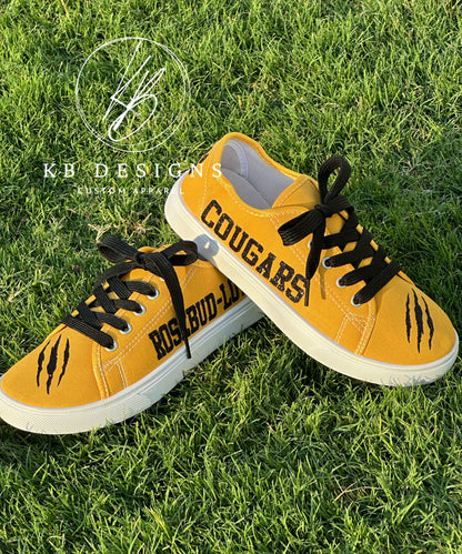 Custom Glitter Spirit Shoes