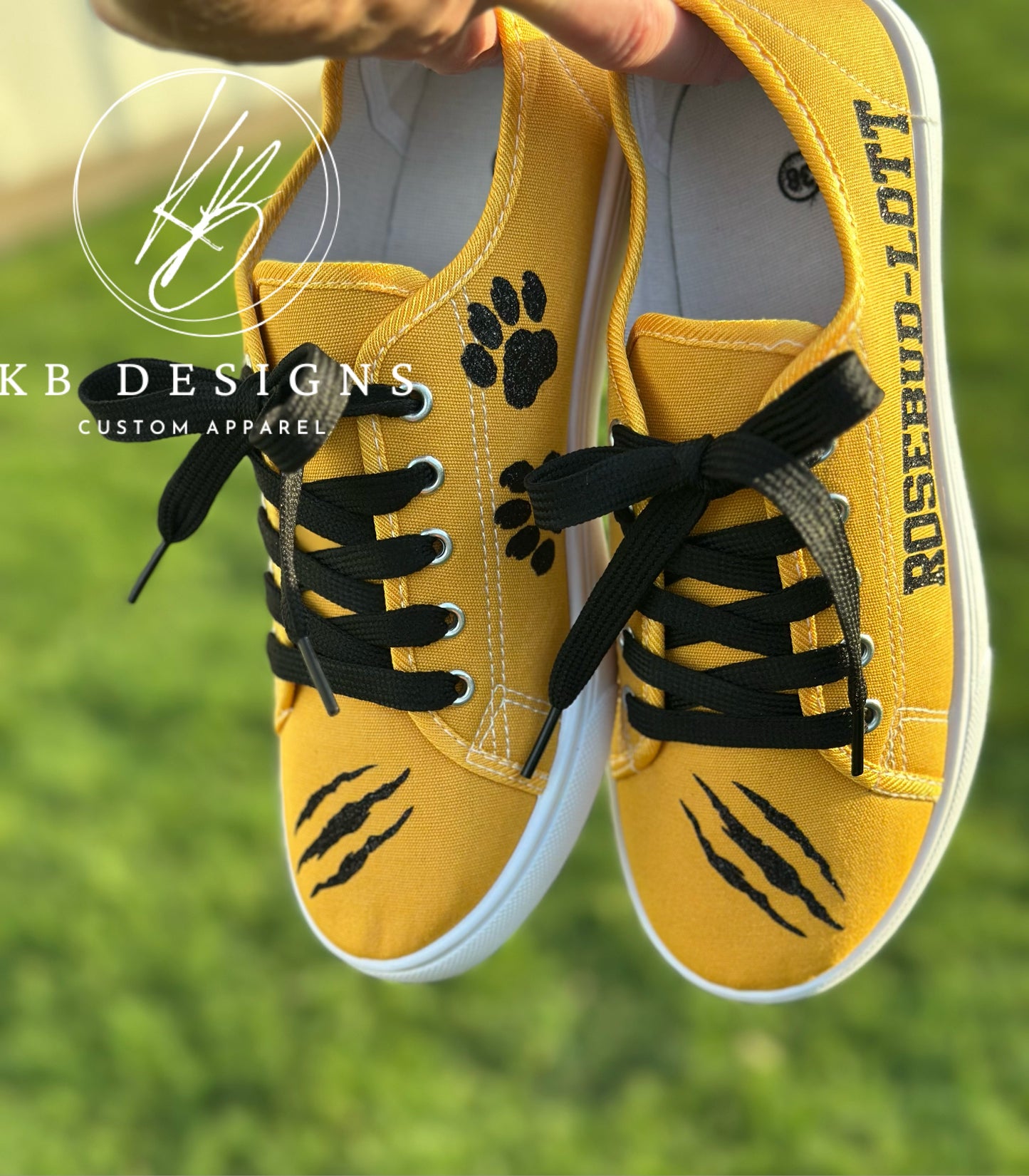 Custom Glitter Spirit Shoes