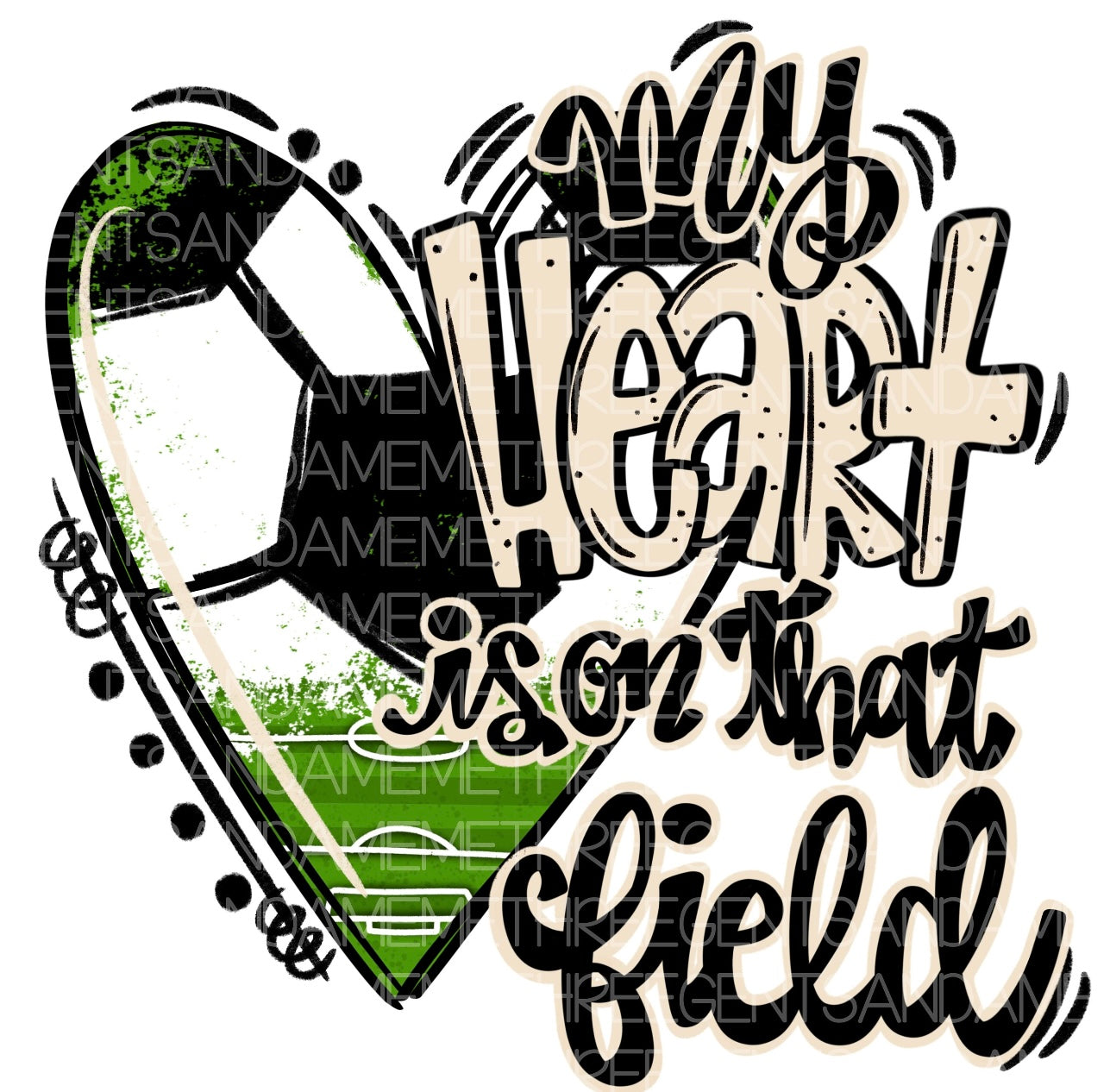 My heart is on that field, Court,Track ect. Tee