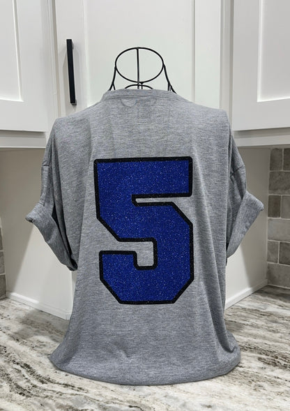 Stacked Mascot Volleyball Tee