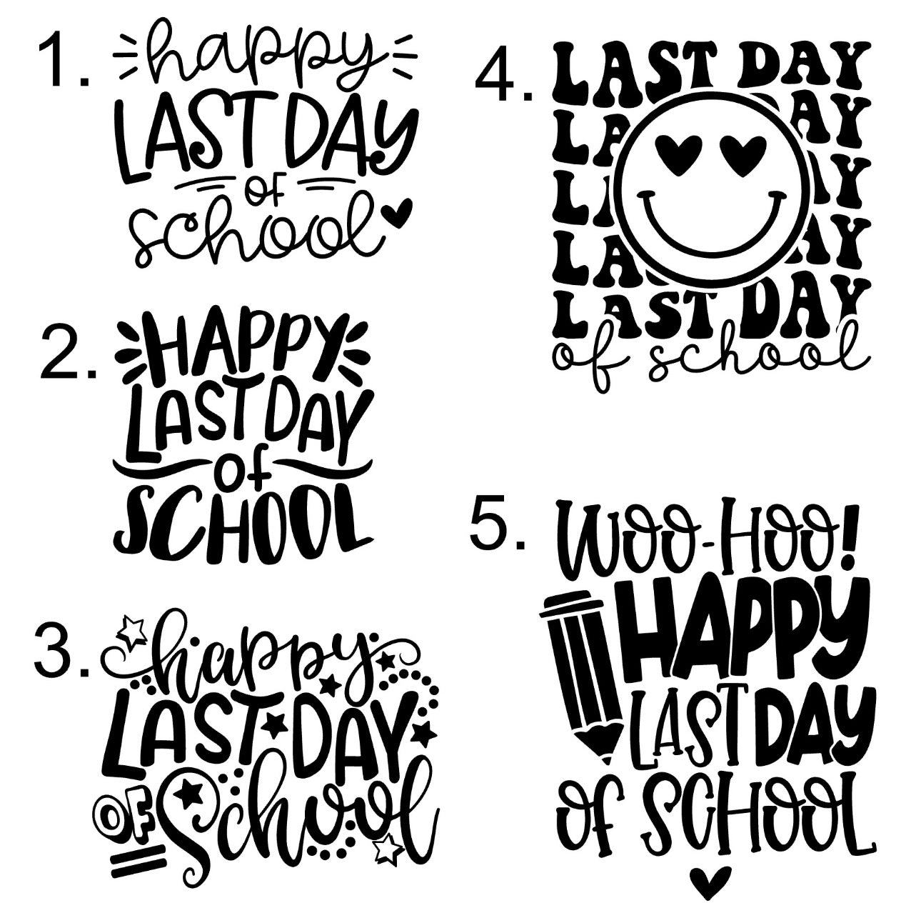 Tie Dye Happy Last Day of School Graphic Tee