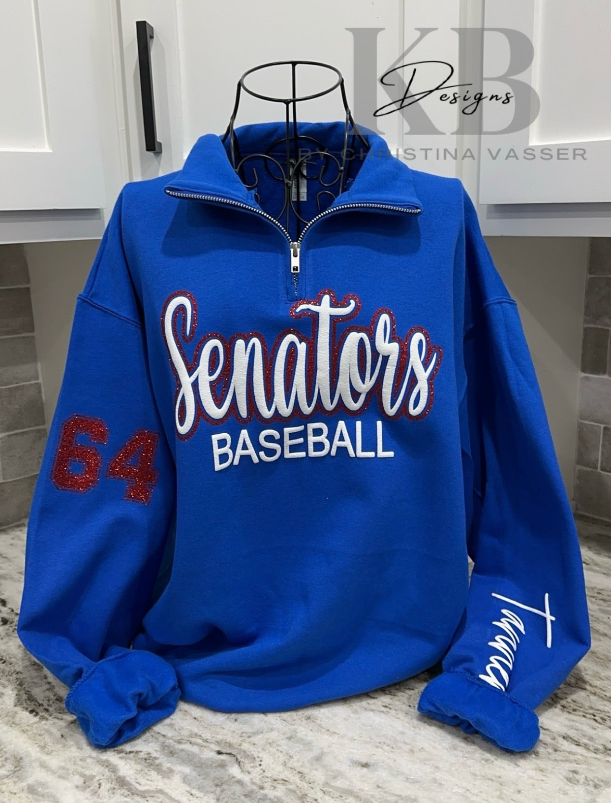 Custom Sports Quarter Zip Pull Over