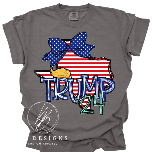 Striped TX Doodle Trump 2024