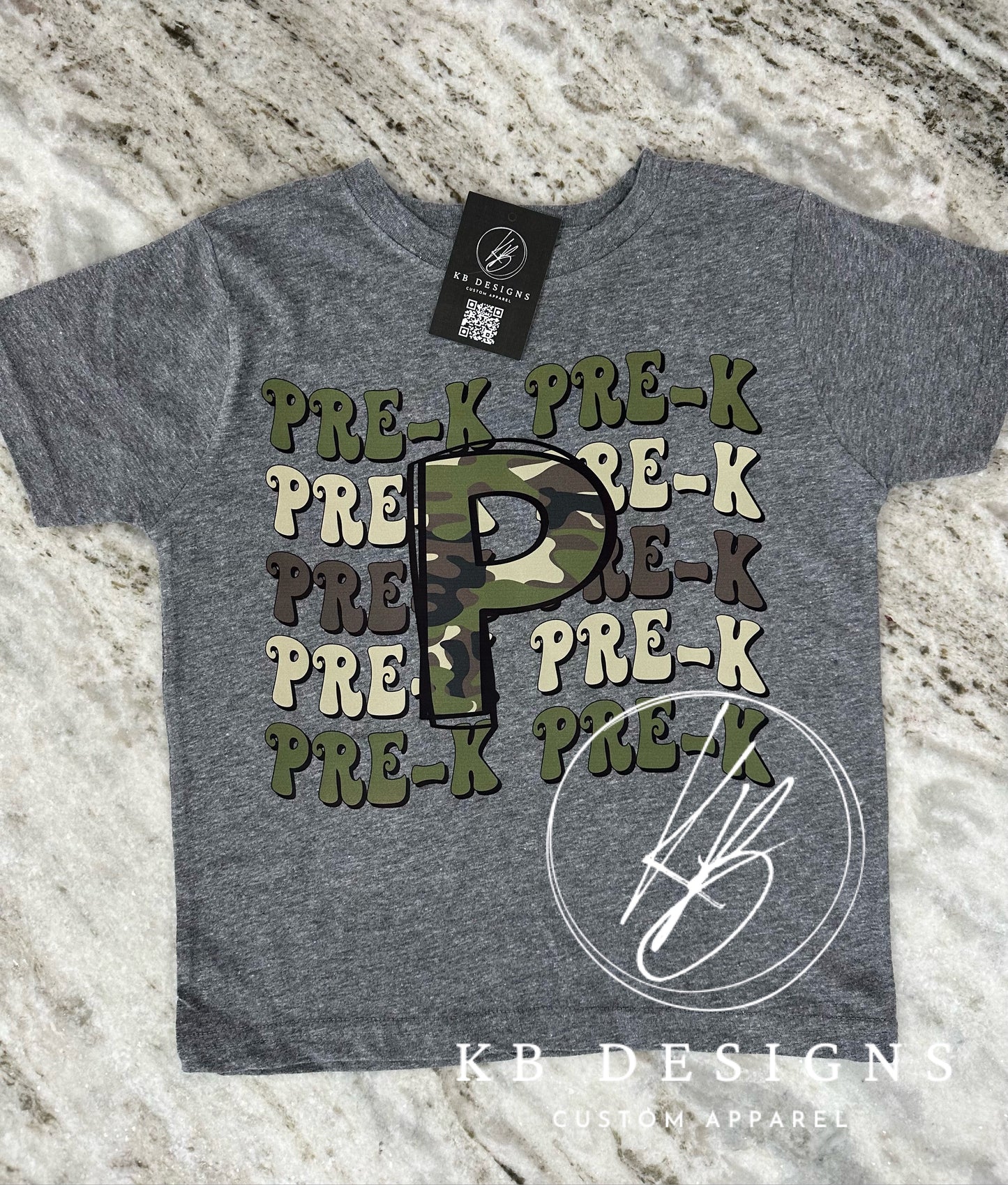 Retro Camo School Grade Tee