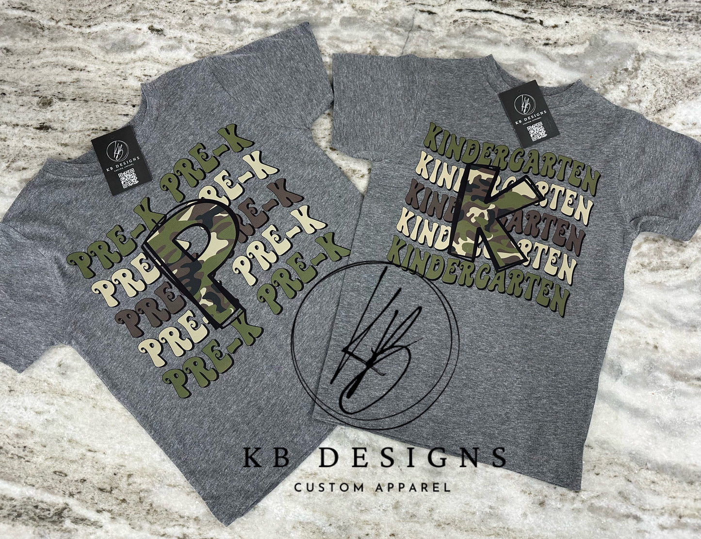 Retro Camo School Grade Tee