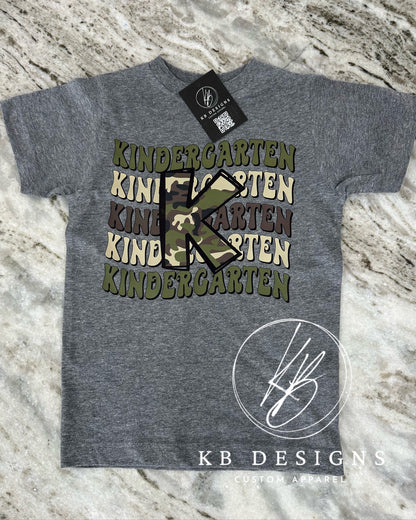 Retro Camo School Grade Tee