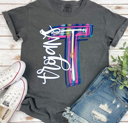 Custom Paint Stroke Spirit tee