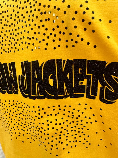 Custom Splattered Spangle Mascot Tee