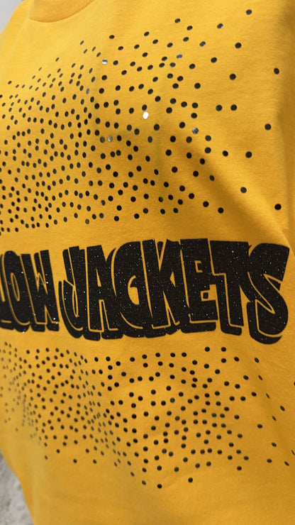 Custom Splattered Spangle Mascot Tee