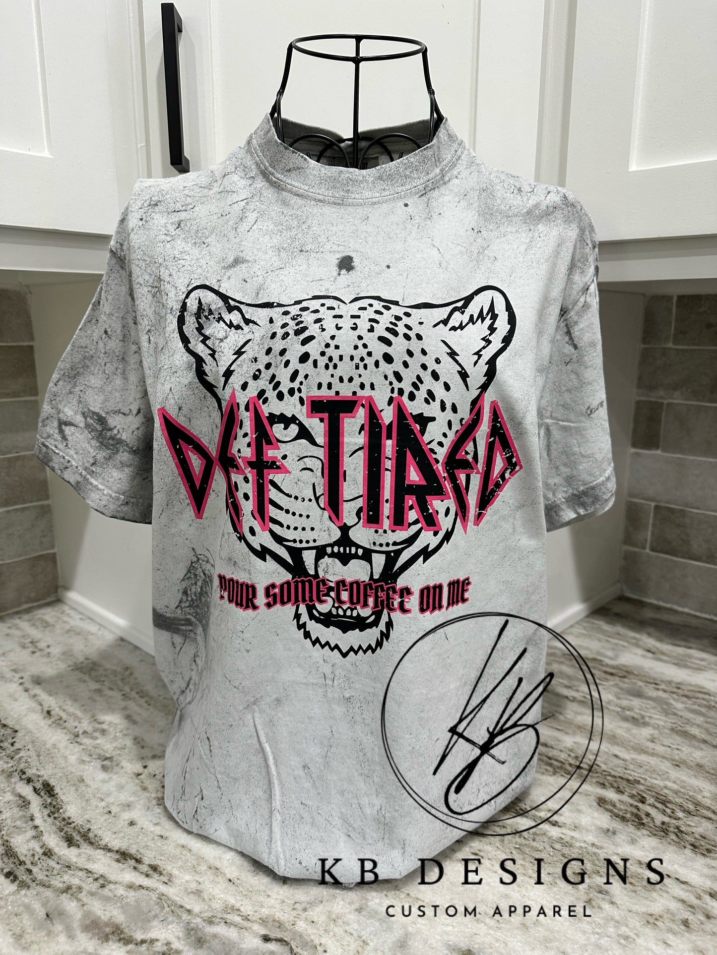 DEF TIRED pour some coffee on me