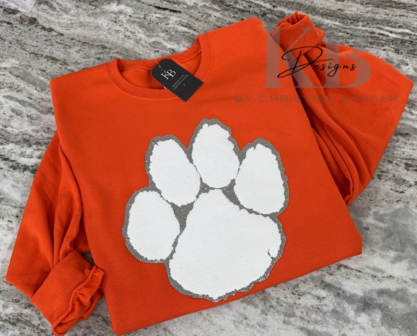 Chenille Paw Tee