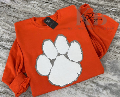 Chenille Paw Tee