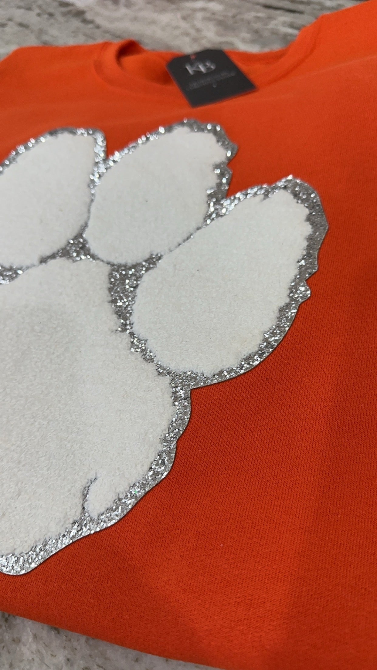 Chenille Paw Tee