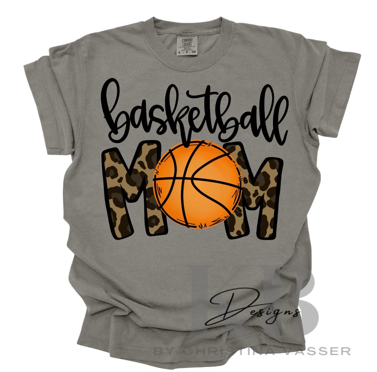 Basketball Leopard MAMA Tee