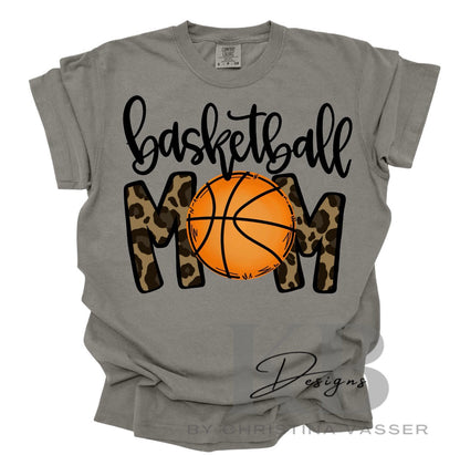 Basketball Leopard MAMA Tee