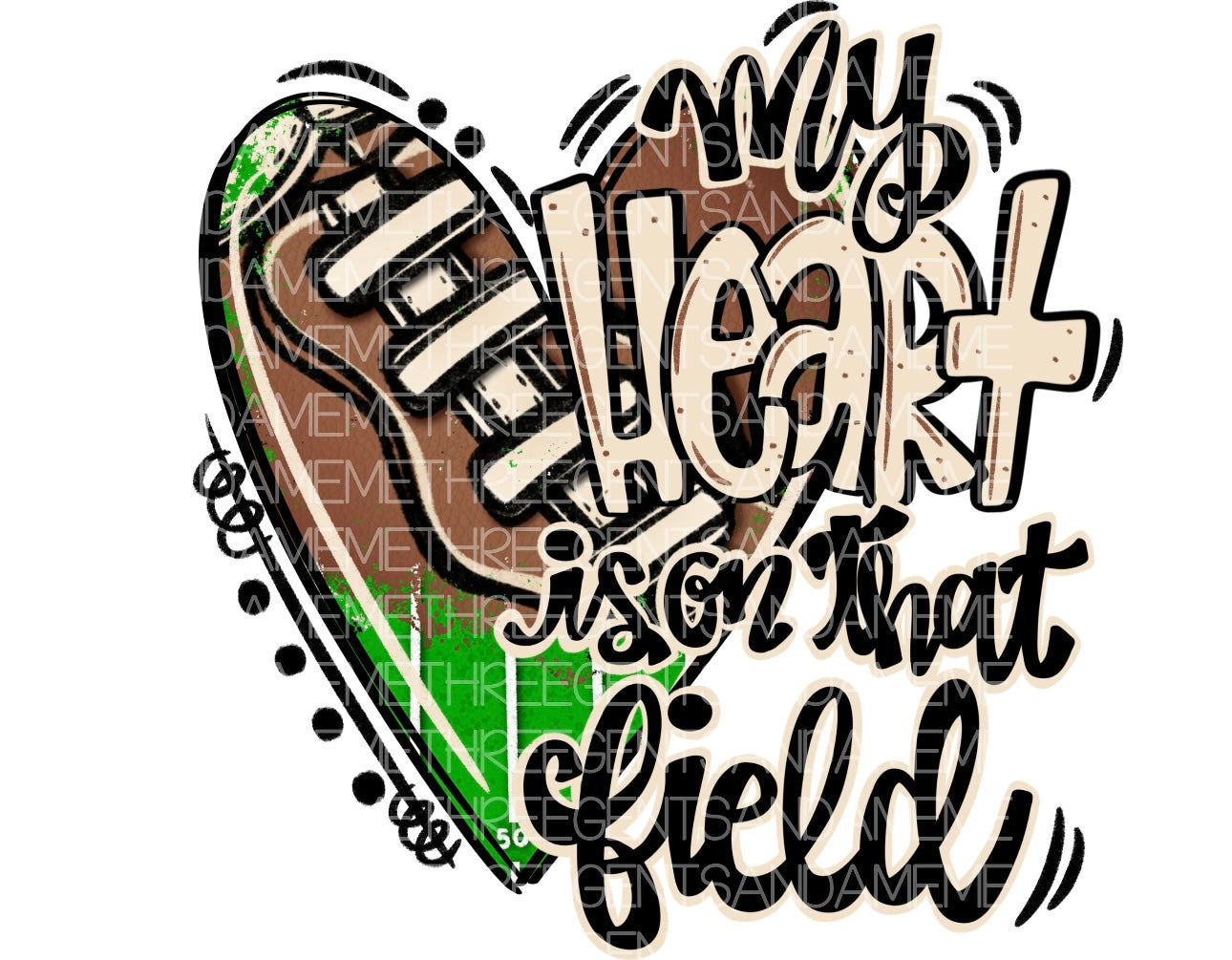 My heart is on That Field Tee