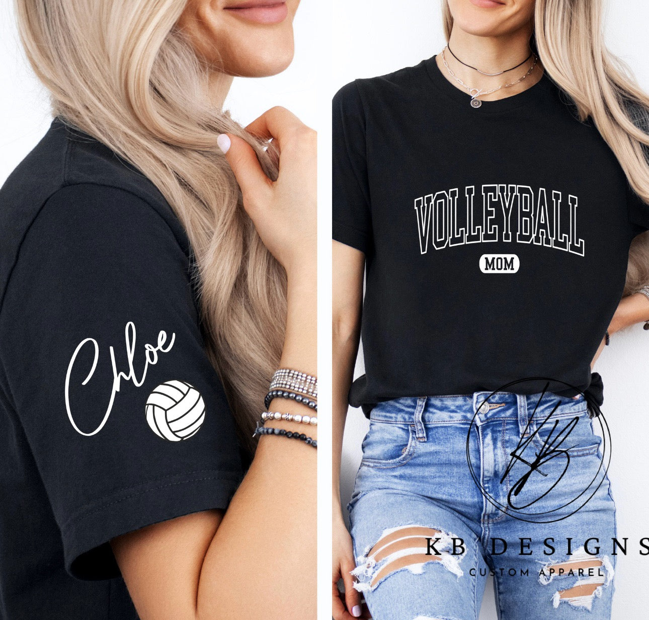 Volleyball Puff Tee