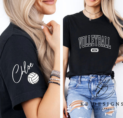 Volleyball Puff Tee